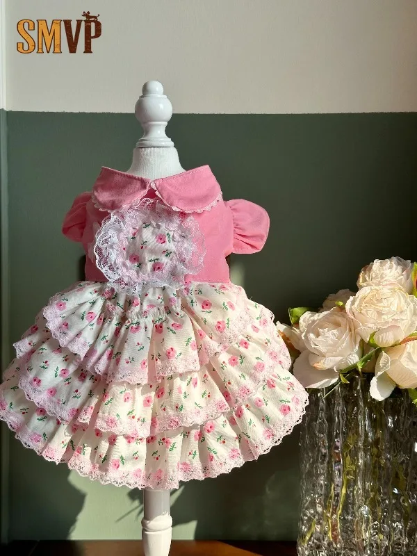 Sweet Lolita Floral Pet Dress Adorable Princess Outfit No Headwear Or Accessories For Small Dogs And Cats Dresses
Sweet Lolita Floral Pet Dress Adorable Princess Outfit No Headwear Or Accessories For Small Dogs And Cats Dresses