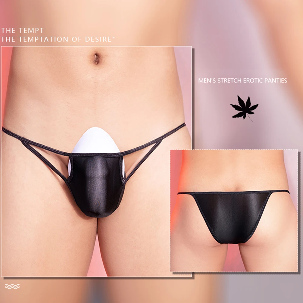 Mens Sexy Oil Shiny Hollow Thin See Through T-shaped Brief Pantie Low-Rise Thong Underwear Lingerie Temptation Male G-string
Mens Sexy Oil Shiny Hollow Thin See Through T-shaped Brief Pantie Low-Rise Thong Underwear Lingerie Temptation Male G-string