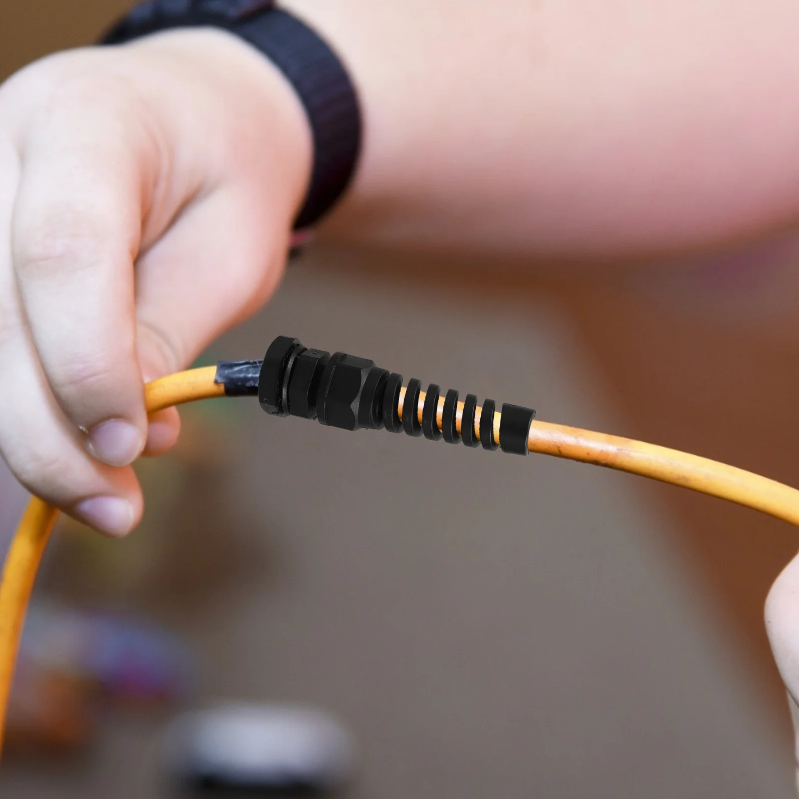 10Pcs Nylon Waterproof Cable Glands Anti-Bending Spiral Strain Relief Joint Industrial Cable Connectors
10Pcs Nylon Waterproof Cable Glands Anti-Bending Spiral Strain Relief Joint Industrial Cable Connectors