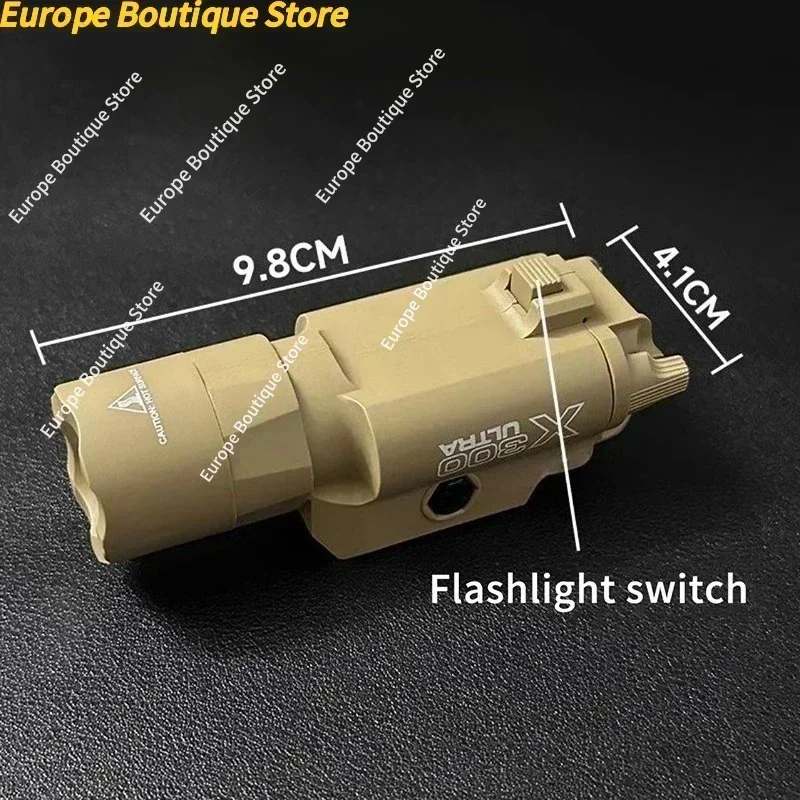 Multi-Function X300 Tactical Lamp Infrared Laser 20mm Rail Mount For Toy Airsoft Guns CS Game Hunting Supplies
Multi-Function X300 Tactical Lamp Infrared Laser 20mm Rail Mount For Toy Airsoft Guns CS Game Hunting Supplies