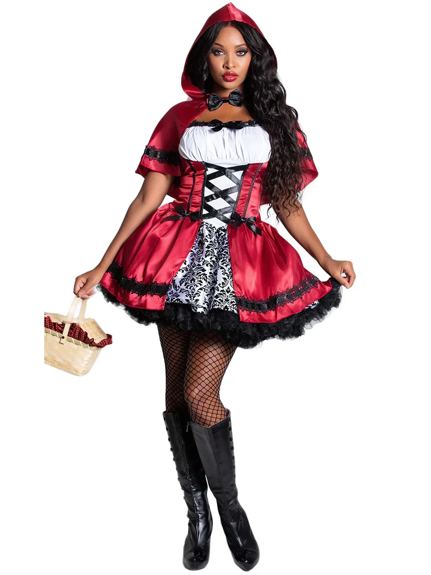 Adult Halloween Costume SXXL Cosplay Cape Little Red Riding Hood Uniform Role-playing Party Performance Clothes
Adult Halloween Costume SXXL Cosplay Cape Little Red Riding Hood Uniform Role-playing Party Performance Clothes