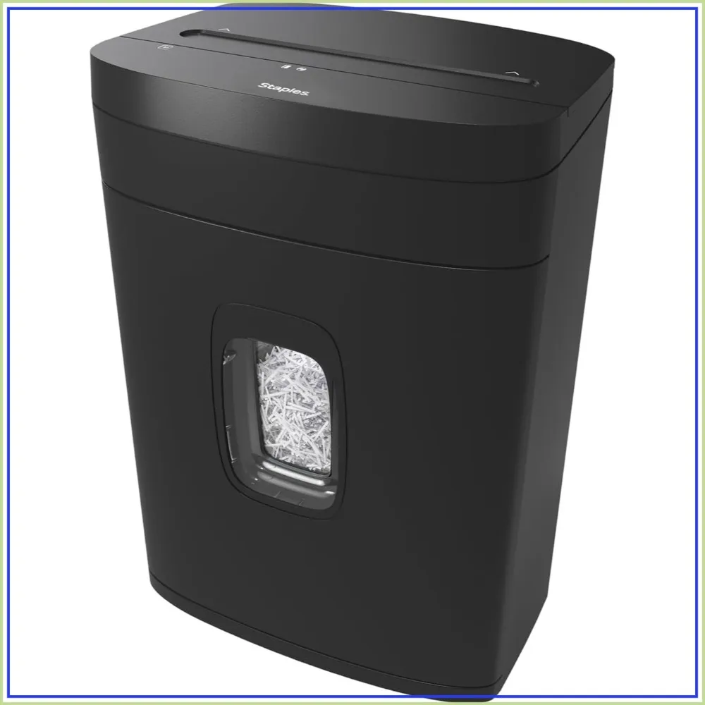 12-Sheet Micro-Cut Paper Shredder, High-Security, Shreds Credit Cards, Anti-Jam, for Home & Office
12-Sheet Micro-Cut Paper Shredder, High-Security, Shreds Credit Cards, Anti-Jam, for Home & Office