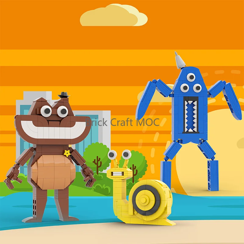 Monster Character MOC Bricks, Banban Sheriff Snail Blue Spider Building Blocks,Home Display Collection Birthday Present for Game
Monster Character MOC Bricks, Banban Sheriff Snail Blue Spider Building Blocks,Home Display Collection Birthday Present for Game
