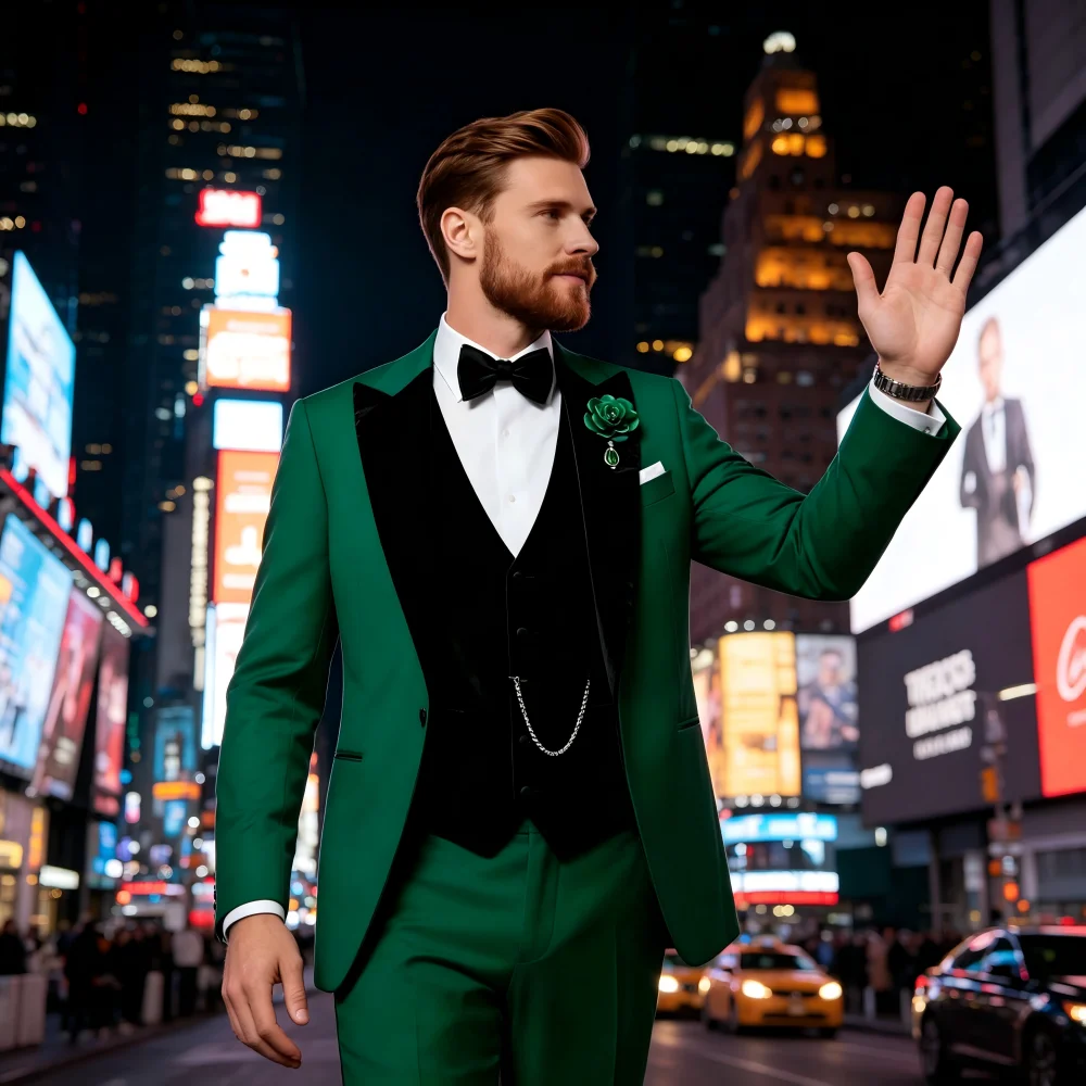 Men's Slim Fit Solid Color Casual Terno 3 Formal for Business And Wedding Four Seasons Suitable Elegant Suit
Men's Slim Fit Solid Color Casual Terno 3 Formal for Business And Wedding Four Seasons Suitable Elegant Suit
