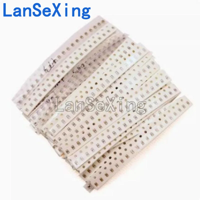 0805 SMD capacitor package, component package, sample package, 1PF~10UF, 36 types, 20 pieces each, a total of 720 pieces
0805 SMD capacitor package, component package, sample package, 1PF~10UF, 36 types, 20 pieces each, a total of 720 pieces