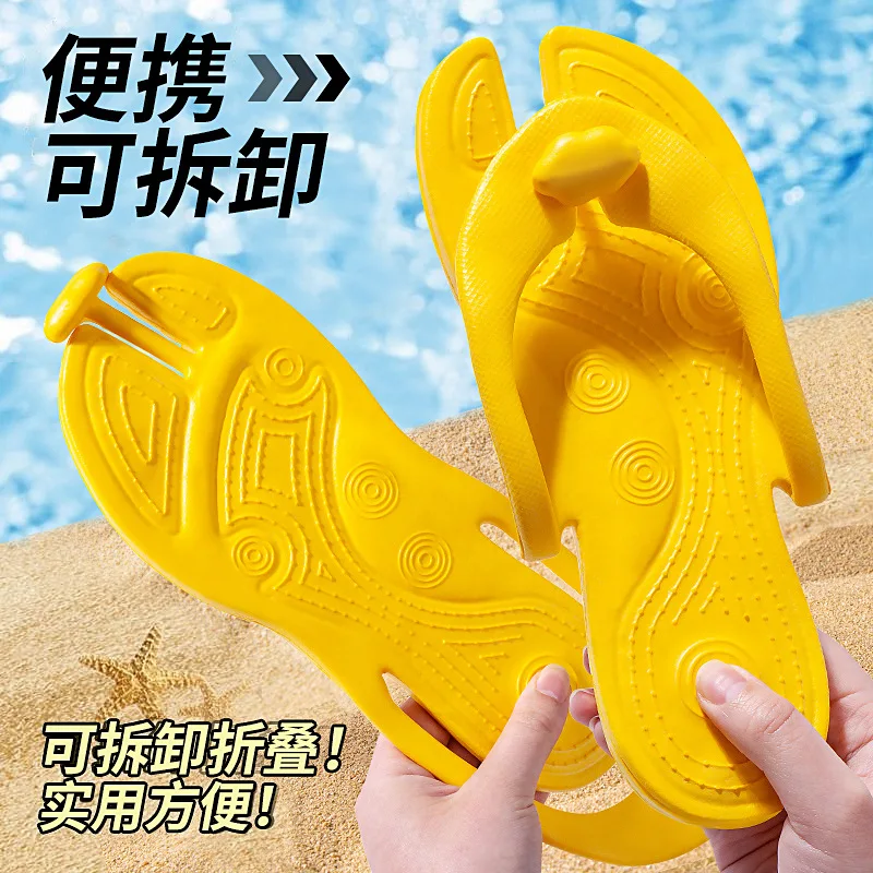 One-time travel business trip portable folding couple beach flip-flops hotel non-slip slippers
One-time travel business trip portable folding couple beach flip-flops hotel non-slip slippers