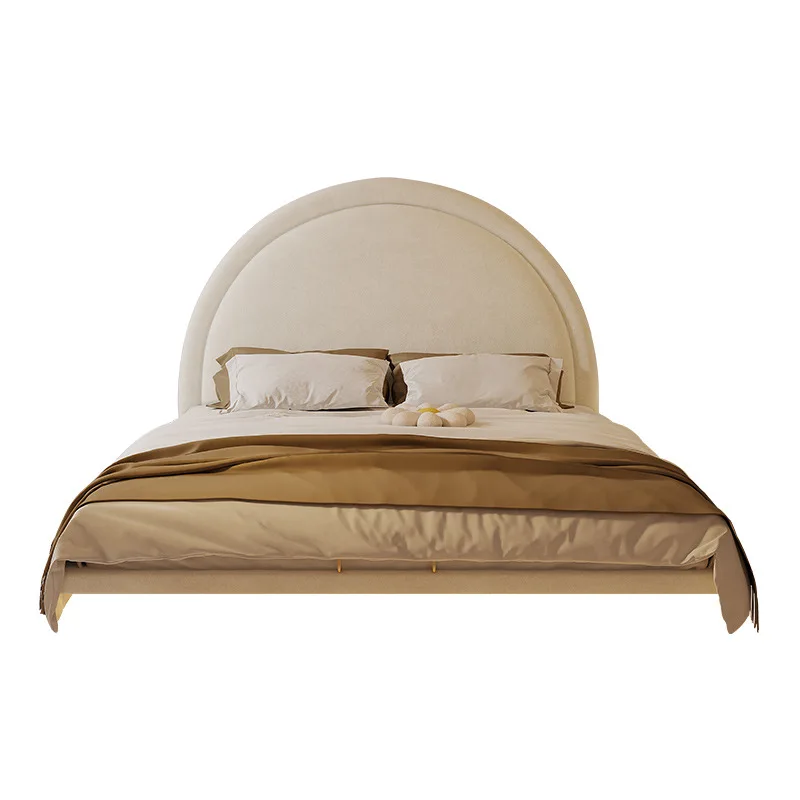 *Nordic Modern Luxury Hotel Bed 1.8m1.5m Double Bed with Simple Art Design Wooden Frame Soft Comfortable Master Bedroom Home Use
*Nordic Modern Luxury Hotel Bed 1.8m1.5m Double Bed with Simple Art Design Wooden Frame Soft Comfortable Master Bedroom Home Use