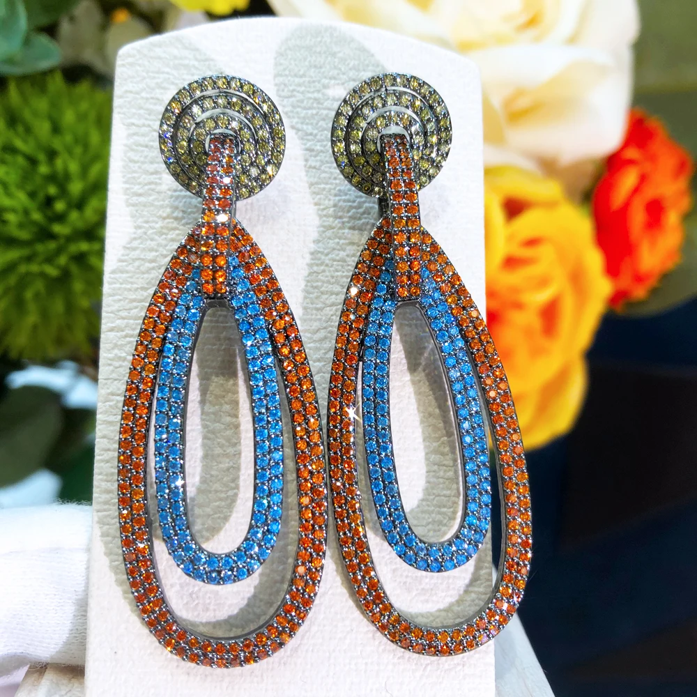 Soramoore Brand New Prevent Allergy Statement Big Long Pendant Earrings for Women Show Party Occasion Jewelry Best Ladies Gift
Soramoore Brand New Prevent Allergy Statement Big Long Pendant Earrings for Women Show Party Occasion Jewelry Best Ladies Gift