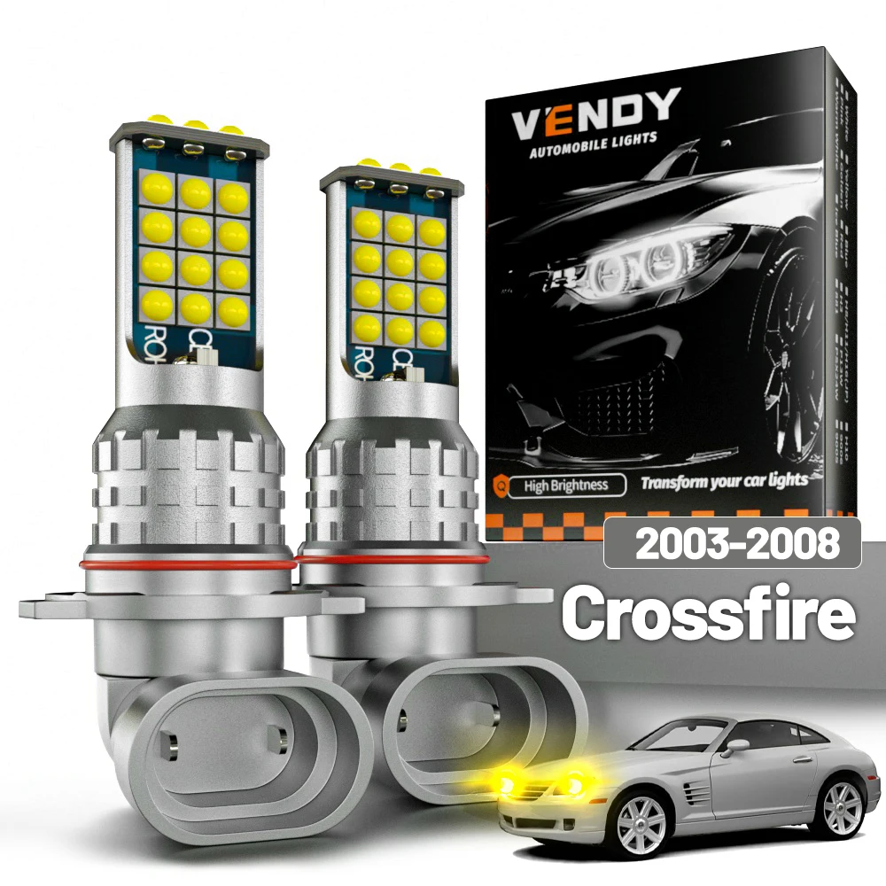2 шт. светодиодные противотуманные фары для Chrysler Crossfire 2003-2008 2004 2005 2006 2007, аксессуары Canbus
2 шт. светодиодные противотуманные фары для Chrysler Crossfire 2003-2008 2004 2005 2006 2007, аксессуары Canbus