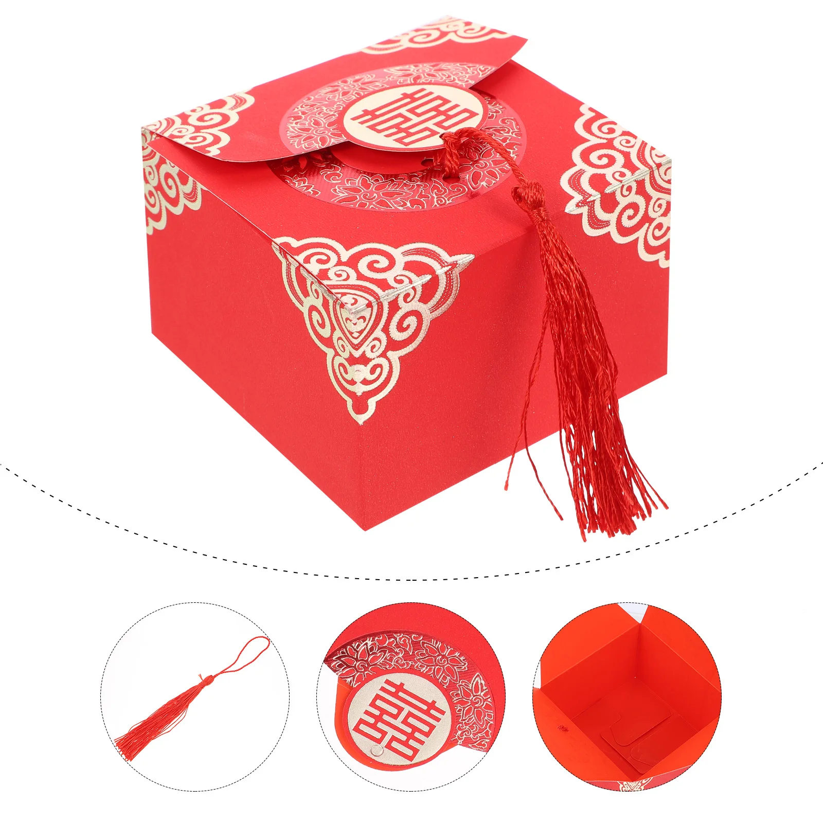 20 Pcs Chinese Candy Box Gift Boxes with Tassels Style Wedding Party Favor Paper
20 Pcs Chinese Candy Box Gift Boxes with Tassels Style Wedding Party Favor Paper