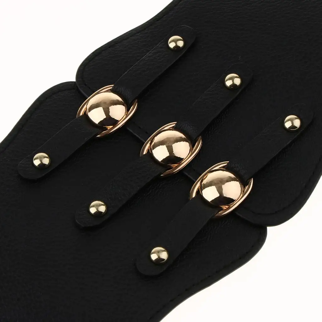 Women’s Elastic Stretch Wide Waist Belt Faux Leather Corset Cincher Vintage Style Costume for Elegant Dress
Women’s Elastic Stretch Wide Waist Belt Faux Leather Corset Cincher Vintage Style Costume for Elegant Dress