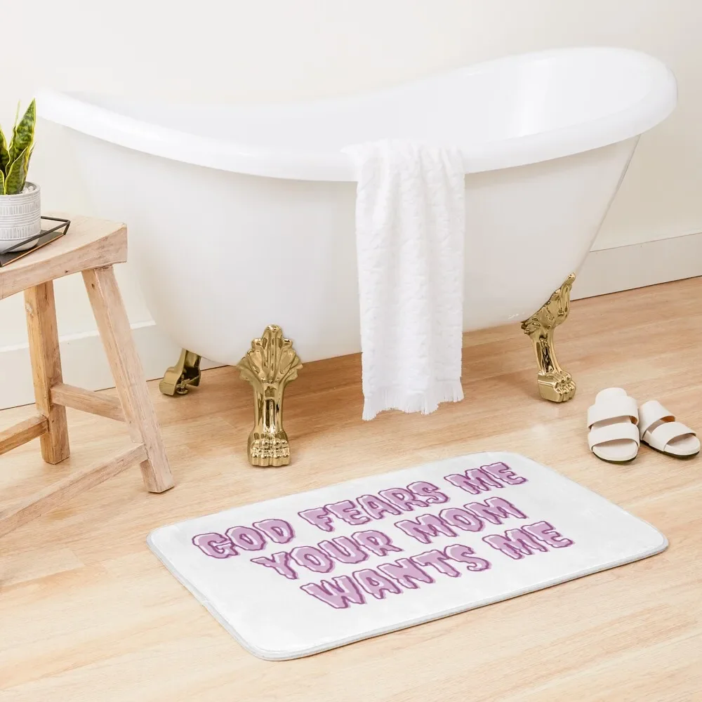 God fears me, your mom wants me Bath Mat Bathroom Shower Curtain Bathroom Use Wc Mat
God fears me, your mom wants me Bath Mat Bathroom Shower Curtain Bathroom Use Wc Mat