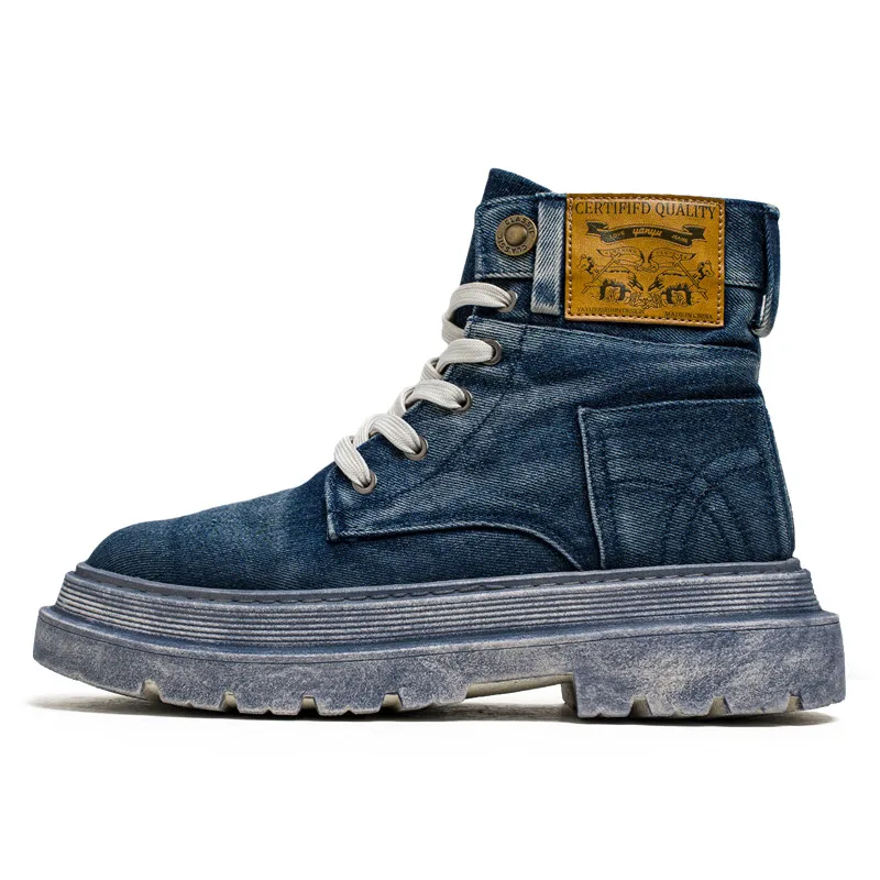 Men's motorcycle shoes retro western cowboy boots Martin boots popular thick soled workwear boots
Men's motorcycle shoes retro western cowboy boots Martin boots popular thick soled workwear boots