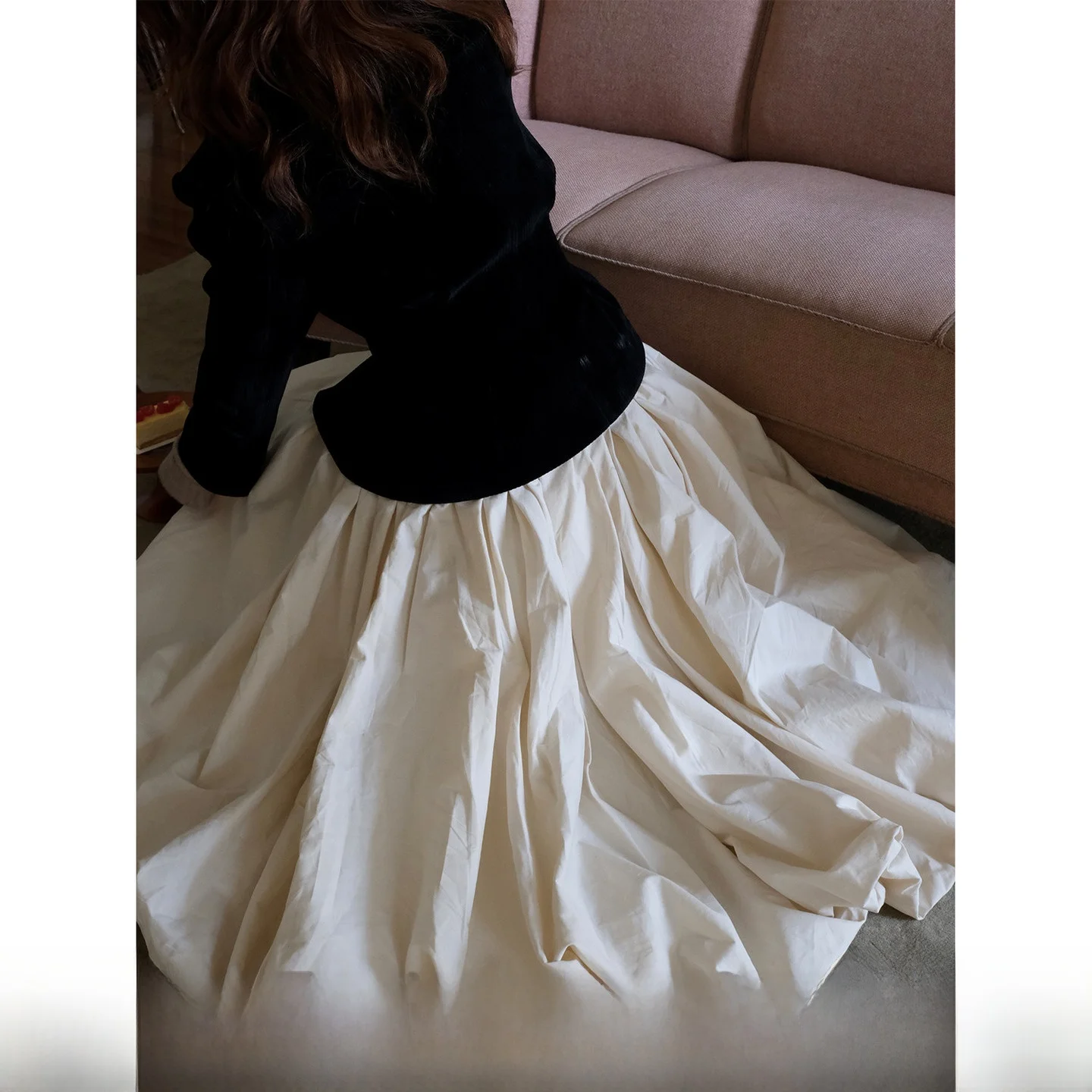 Dorydory Original Design Cloud Flower Bud Long Skirt Women's Pear Shape Body Small Umbrella Skirts Retro Cotton City Commute
Dorydory Original Design Cloud Flower Bud Long Skirt Women's Pear Shape Body Small Umbrella Skirts Retro Cotton City Commute
