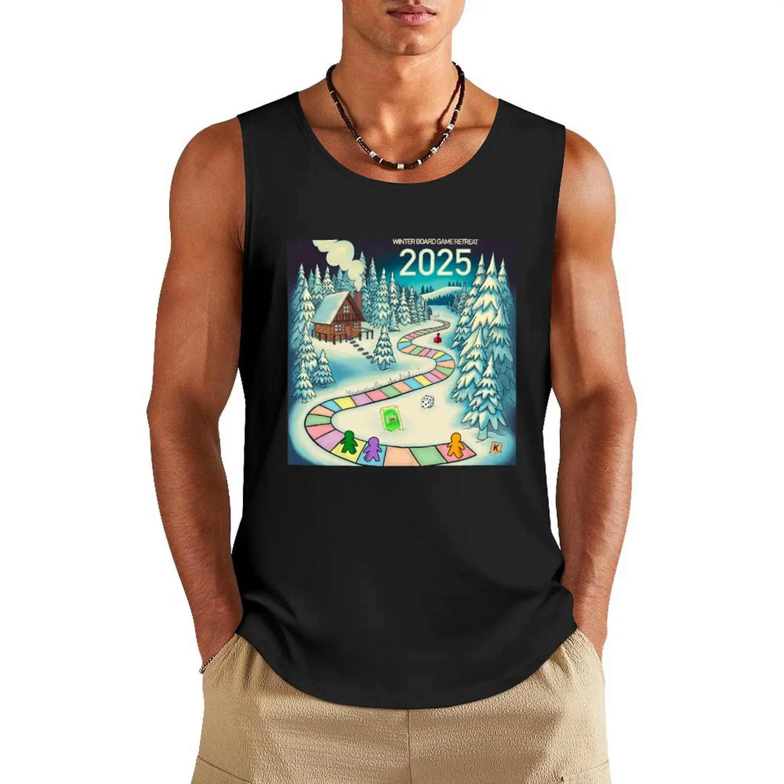Winter Board Game Retreat 2025 Tank Top gym accessories man best selling products gym t-shirts
Winter Board Game Retreat 2025 Tank Top gym accessories man best selling products gym t-shirts