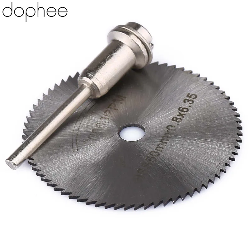 High Speed Steel Rotary Tools Cut Off Wheel Disc W Mandrel for ABS Wood Cutter Circular Saw Blade Cutter Cutting 50MM dophee
High Speed Steel Rotary Tools Cut Off Wheel Disc W Mandrel for ABS Wood Cutter Circular Saw Blade Cutter Cutting 50MM dophee