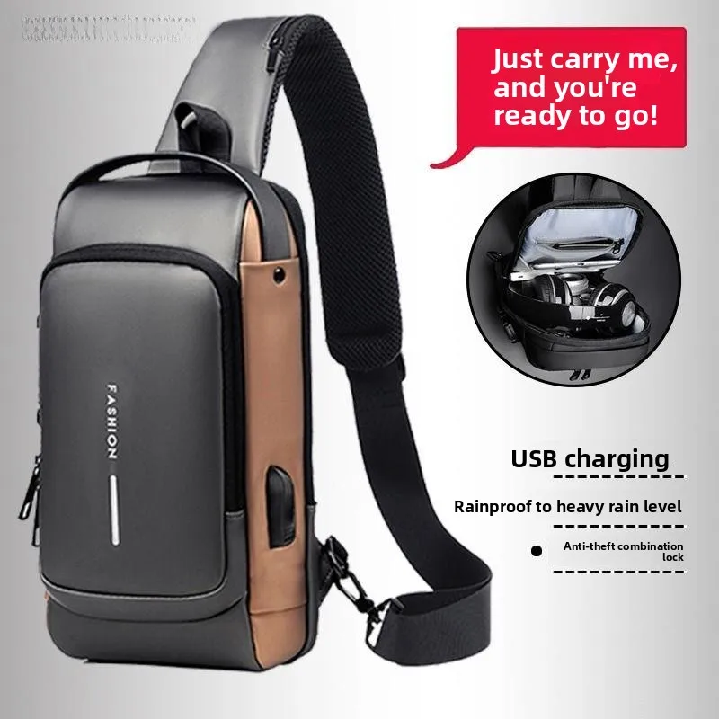 Anti-Theft Men's Casual Sports Motorcycle Bag Crossbody Shoulder Bag Leisure Chest Bag Small Backpack Zipper Closure Bag
Anti-Theft Men's Casual Sports Motorcycle Bag Crossbody Shoulder Bag Leisure Chest Bag Small Backpack Zipper Closure Bag