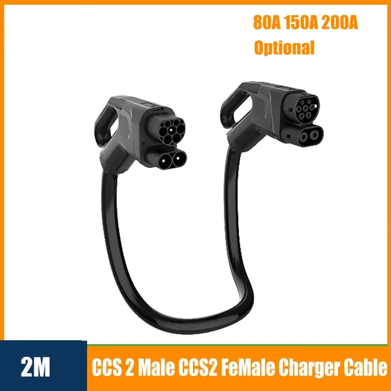 EVONIC DC CCS 2 Extension Cable 80A 125A 200A 250A CCS 2 Male CCS 2 Female Charger Cable with 5m Cable for Public Charging Piles
EVONIC DC CCS 2 Extension Cable 80A 125A 200A 250A CCS 2 Male CCS 2 Female Charger Cable with 5m Cable for Public Charging Piles