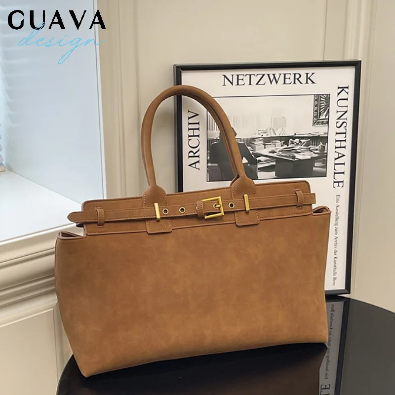 Winter Matte Coffee Camel Grey Large Tote Russian Style Suede Leather Women Handbag Nubuck Commuter Office Shoulder Bag
Winter Matte Coffee Camel Grey Large Tote Russian Style Suede Leather Women Handbag Nubuck Commuter Office Shoulder Bag