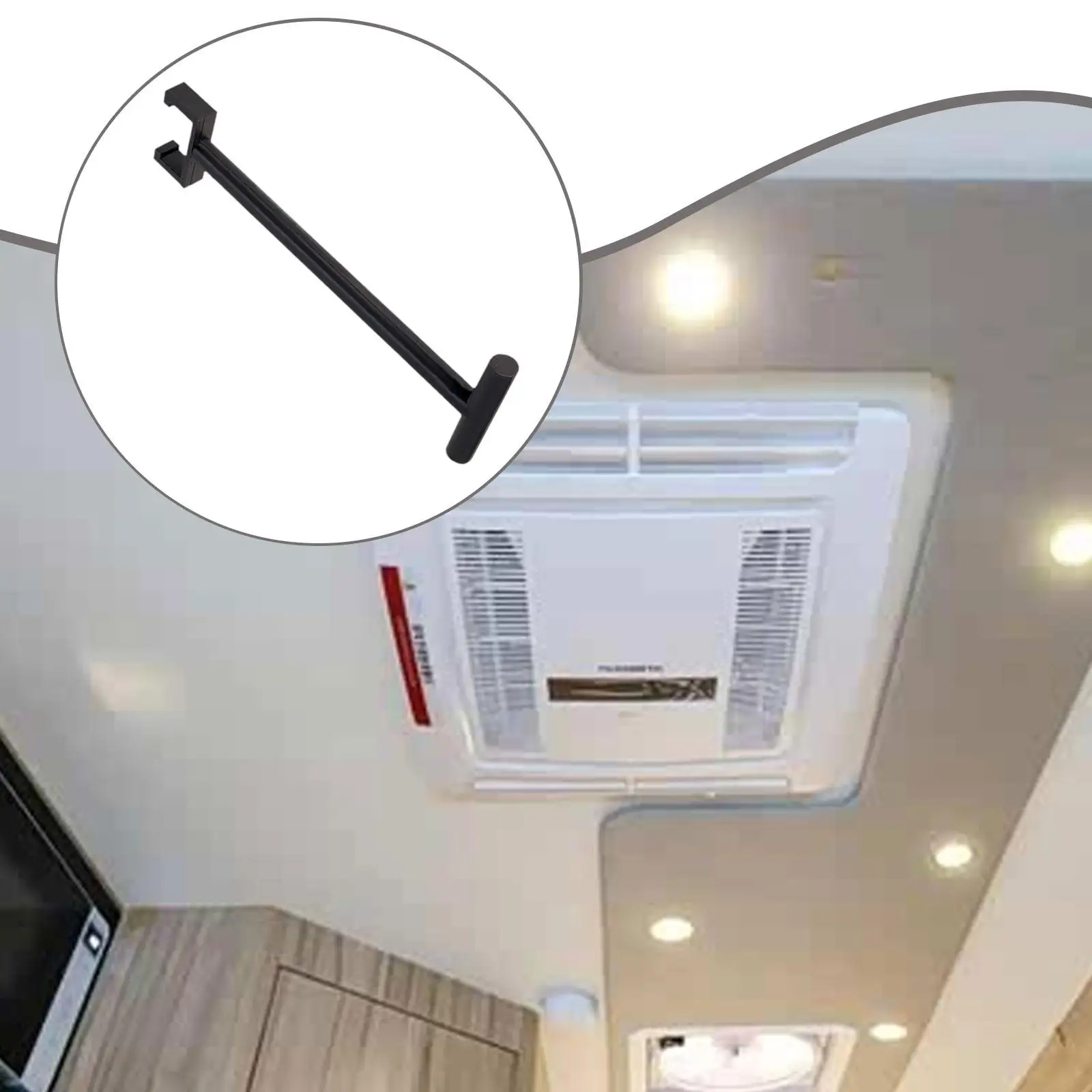 RV Exhaust Fans Knobs Extension Rod, Easy to Use, Portable, Convenients, Professional, Durability, Exhaust Fans Knob Accessory
RV Exhaust Fans Knobs Extension Rod, Easy to Use, Portable, Convenients, Professional, Durability, Exhaust Fans Knob Accessory