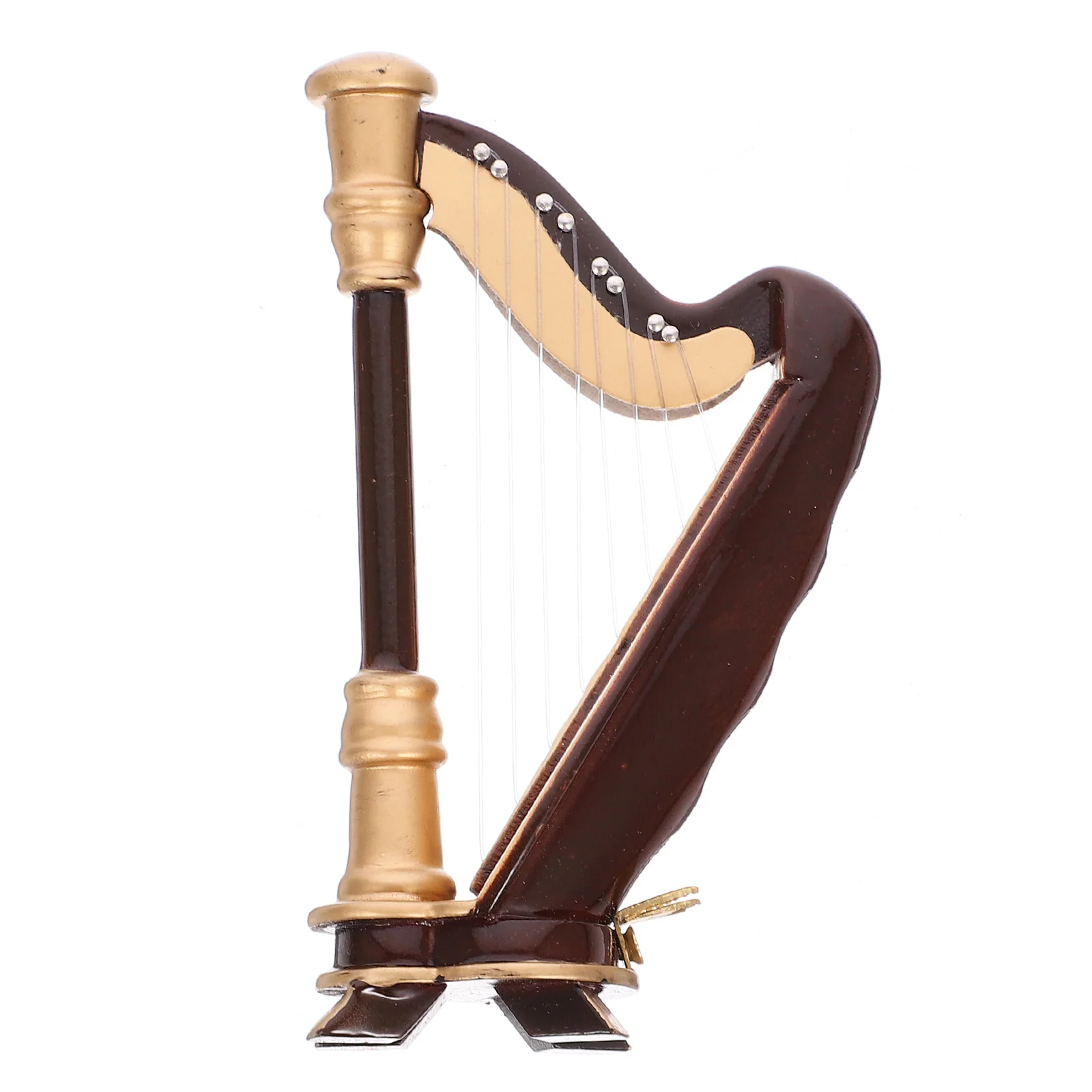 Musical Instrument Mini Harp Child Small Christmas Decor Handheld Wood Ornament
Musical Instrument Mini Harp Child Small Christmas Decor Handheld Wood Ornament