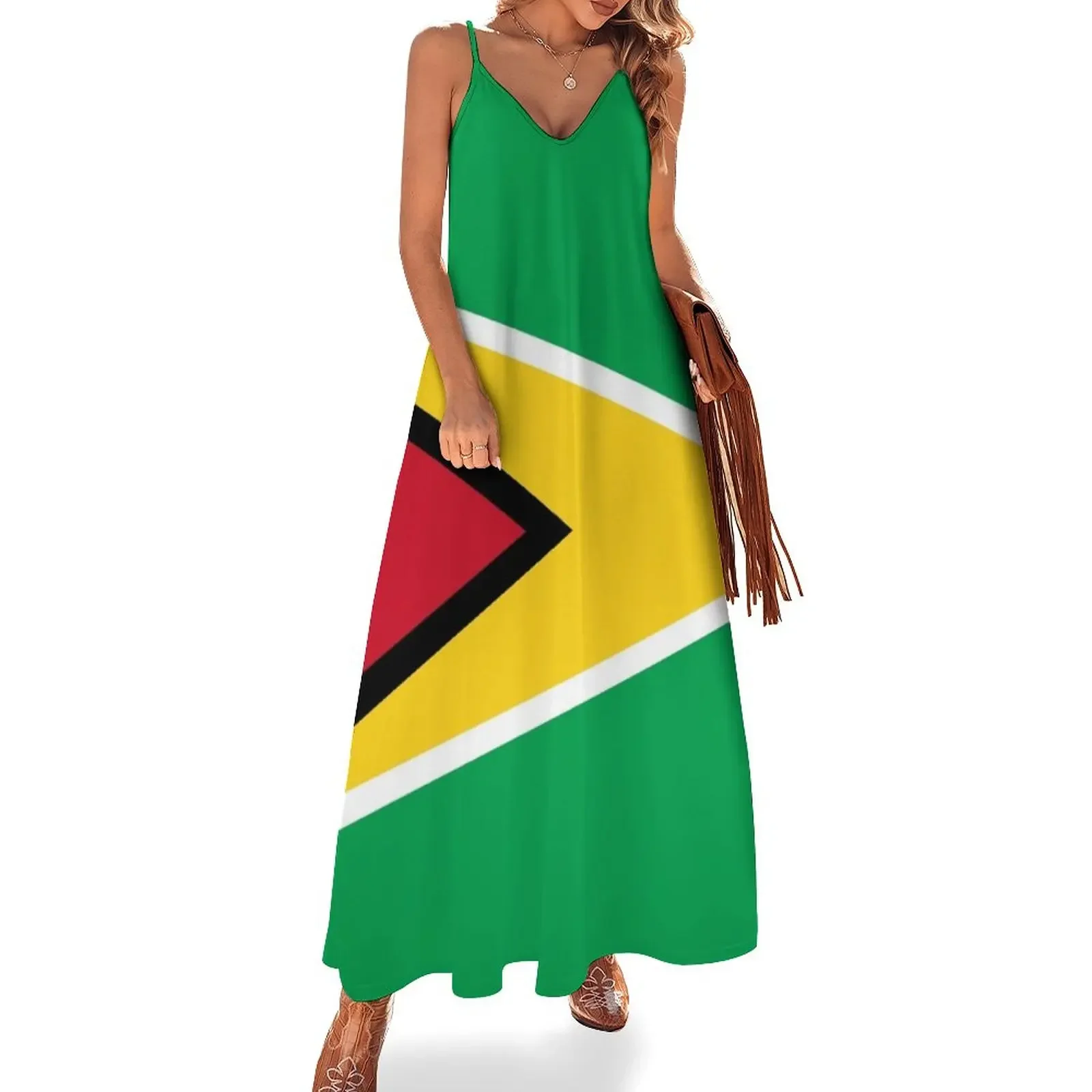Guyana Flag T-Shirt - Guyanese Sticker Sleeveless Dress elegant women's sets evening dresses ladies Dress woman
Guyana Flag T-Shirt - Guyanese Sticker Sleeveless Dress elegant women's sets evening dresses ladies Dress woman