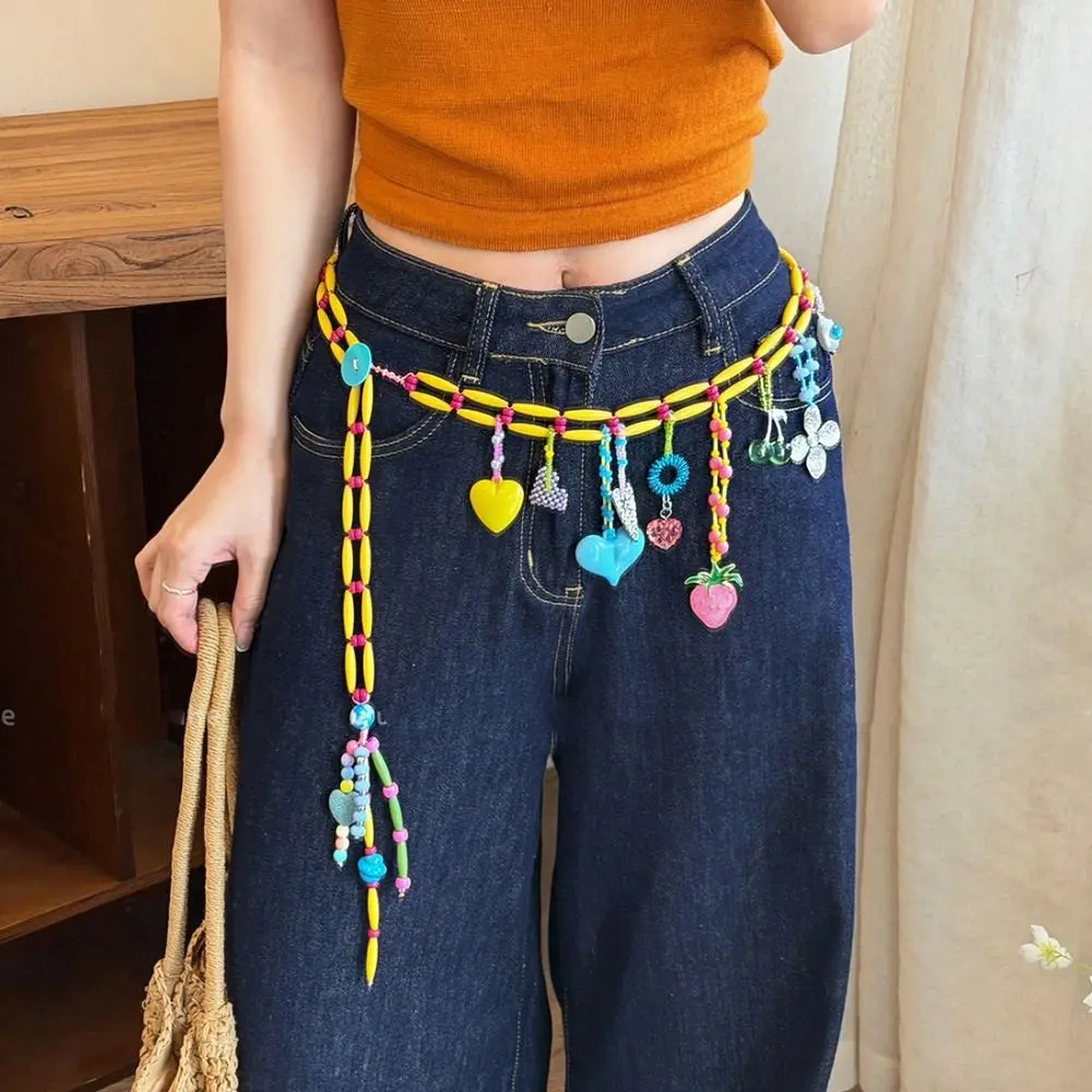 Hollow Out Dopamine Colored Beaded Waist Chain Fruit Harajuku Metal Waist Chain Tassel Y2K Bohemian Body Chain
Hollow Out Dopamine Colored Beaded Waist Chain Fruit Harajuku Metal Waist Chain Tassel Y2K Bohemian Body Chain