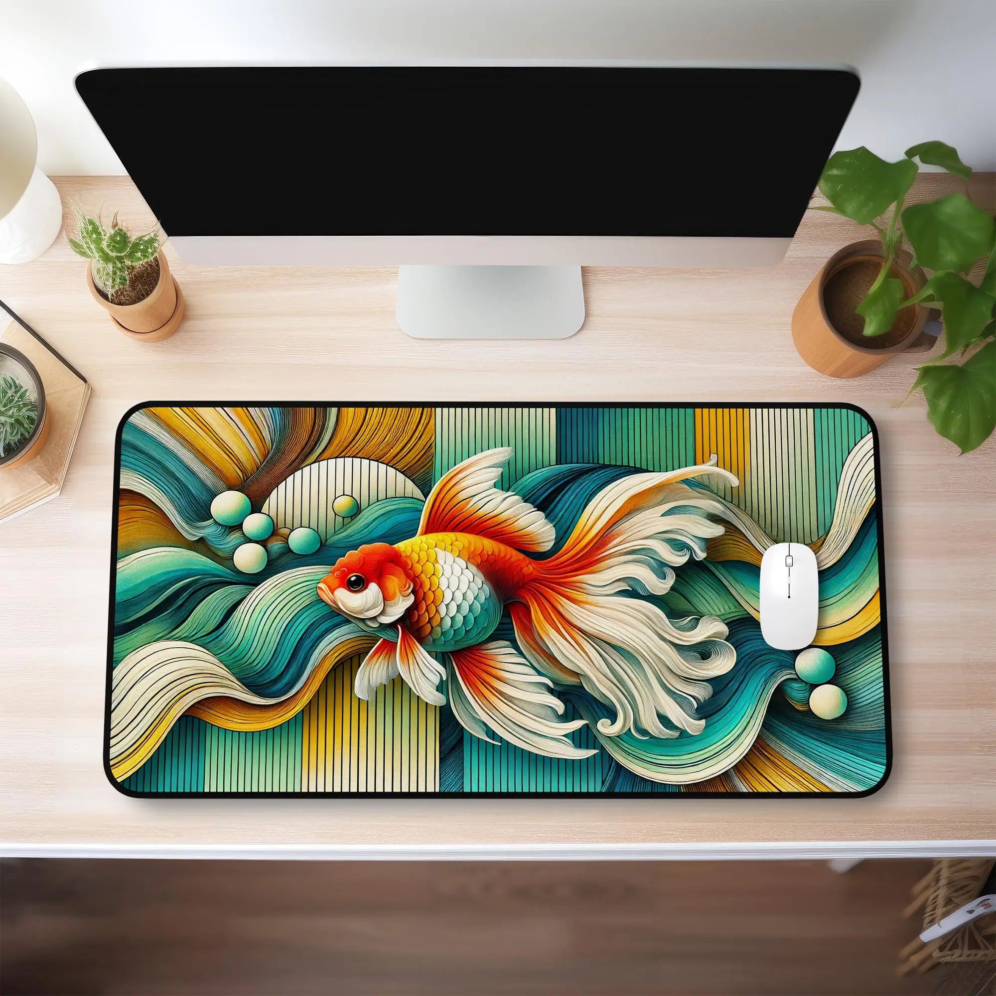 Goldfish Art Mouse Pad, Non-slip Waterproof Gaming Mouse Pad, Office Gaming Desk Decoration Mat, Perfect Gift for Friends.
Goldfish Art Mouse Pad, Non-slip Waterproof Gaming Mouse Pad, Office Gaming Desk Decoration Mat, Perfect Gift for Friends.