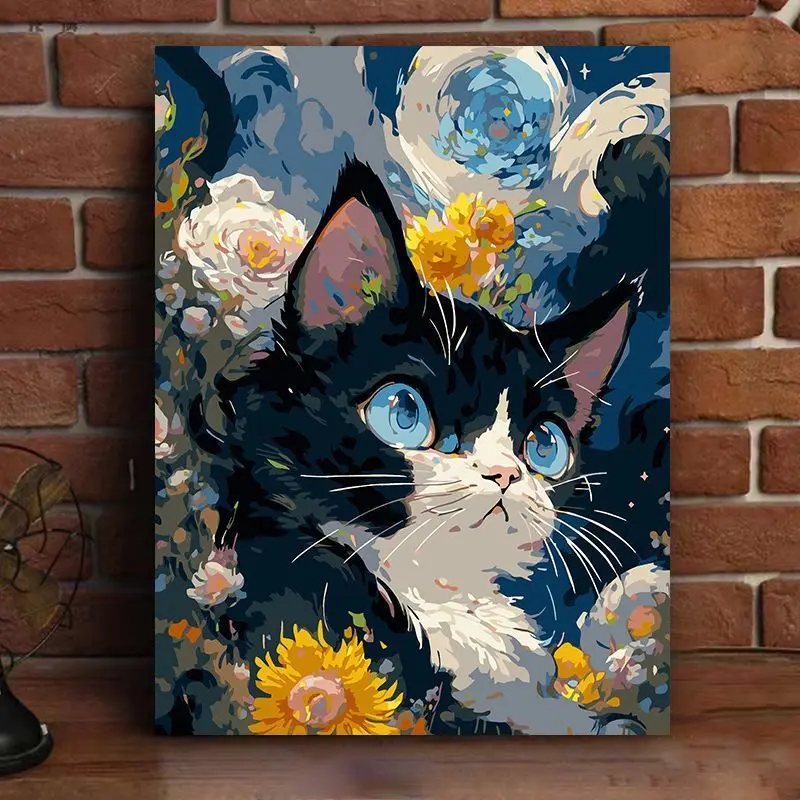 5D Diamond Painting Kit DIY Starry Sky Cat Cute Handmade Diamond Art for Adult Beginners for Home Wall Decoration Gifts 2024 New
5D Diamond Painting Kit DIY Starry Sky Cat Cute Handmade Diamond Art for Adult Beginners for Home Wall Decoration Gifts 2024 New