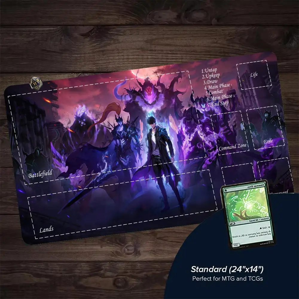 Regional Knight Magic playmat rubber anti-slip edge locking pc accessories 35x60cm gaming mats Trading Card Game gamer desk mat
Regional Knight Magic playmat rubber anti-slip edge locking pc accessories 35x60cm gaming mats Trading Card Game gamer desk mat