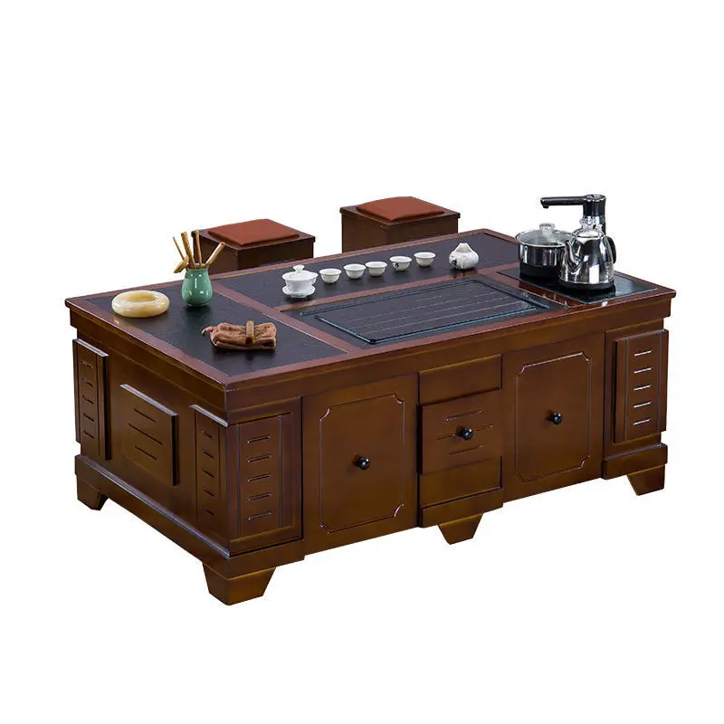 Kung Fu tea table, modern simple flint stone, multi-functional tea table combination
Kung Fu tea table, modern simple flint stone, multi-functional tea table combination