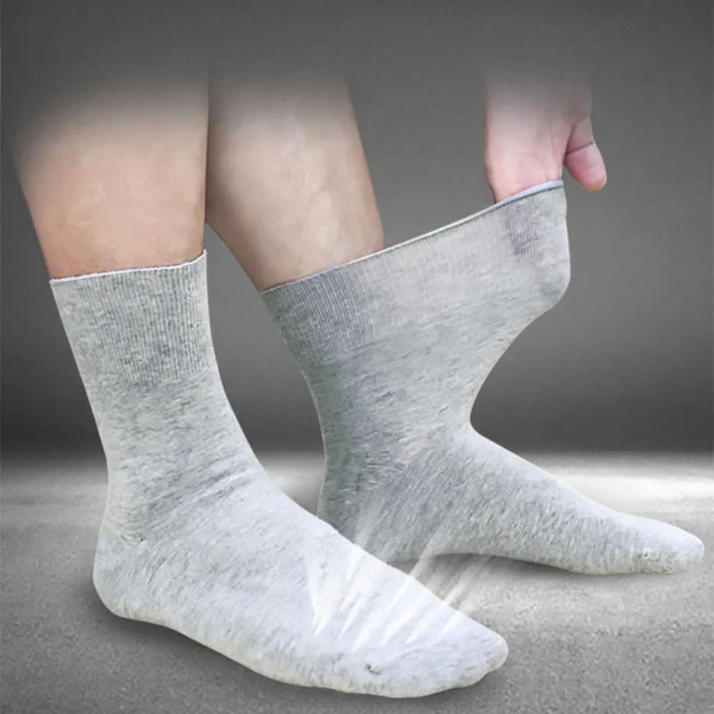 5 Pairs Large Elasticity Men Socks Plus Size47,48,49 Black Cotton Dress Socks Comfort Loose Mouth Elder Diabetics Patients Socks
5 Pairs Large Elasticity Men Socks Plus Size47,48,49 Black Cotton Dress Socks Comfort Loose Mouth Elder Diabetics Patients Socks