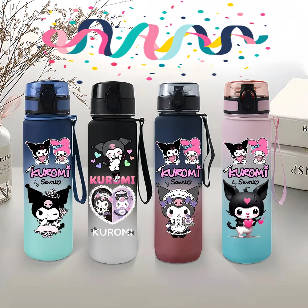 Новая милая бутылка для воды Sanrio Kuromi для девочек, матовая пластиковая чашка, устойчивая к высоким температурам детская бутылка для воды, подарок Kuromi
Новая милая бутылка для воды Sanrio Kuromi для девочек, матовая пластиковая чашка, устойчивая к высоким температурам детская бутылка для воды, подарок Kuromi