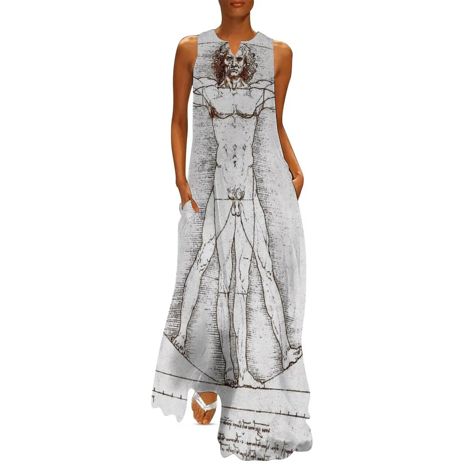Leonardo da Vinci's Vitruvian Man (circa 1492) famous drawing Long Dress summer dress for women 2025 Beachwear
Leonardo da Vinci's Vitruvian Man (circa 1492) famous drawing Long Dress summer dress for women 2025 Beachwear