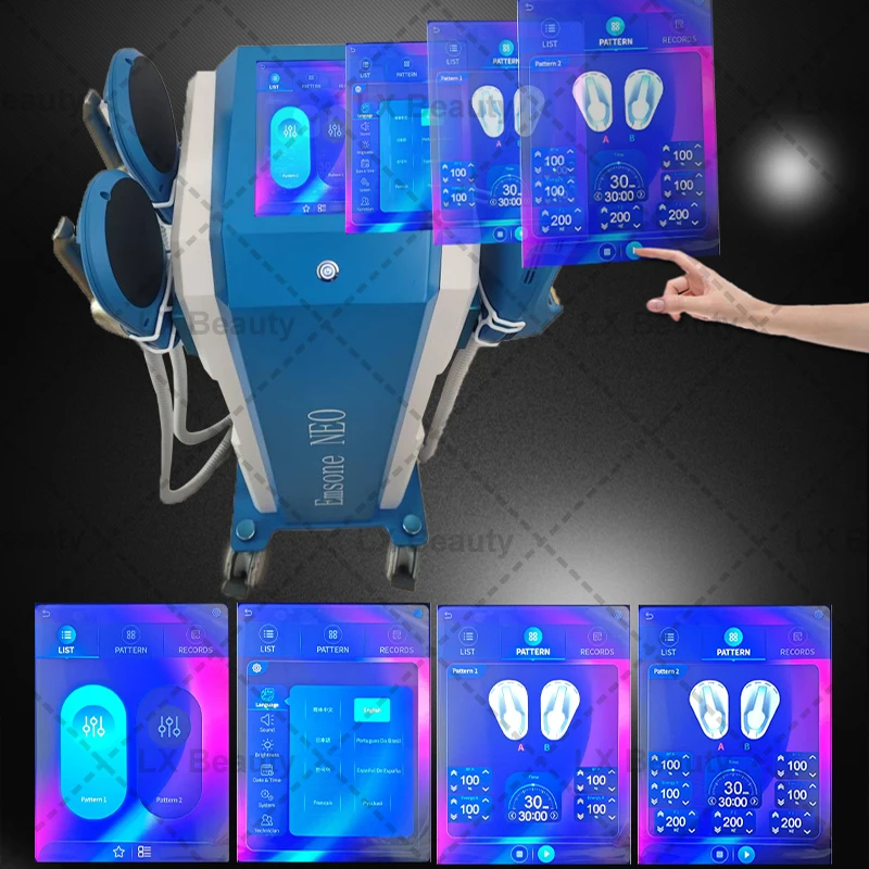Прямые продажи с фабрики Emsone NEO Rf Body Sculpt Machine с RF Ems Sculpting Machine Ems с тазовым стулом с 4 ручками
Прямые продажи с фабрики Emsone NEO Rf Body Sculpt Machine с RF Ems Sculpting Machine Ems с тазовым стулом с 4 ручками