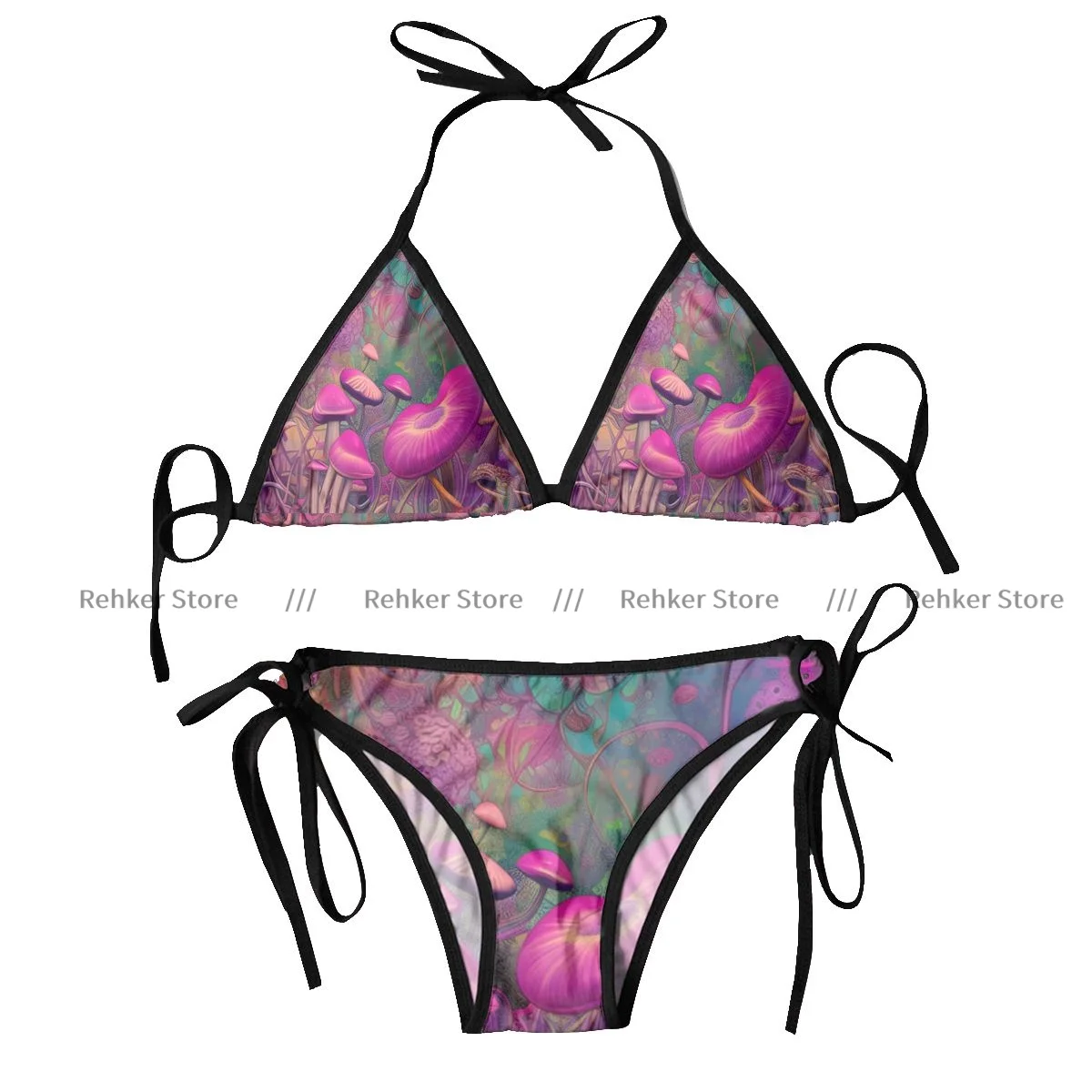 Woman Swimsuit Sexy Bikini Set Swimwear Psychedelic Mushrooms Two Piece Bathing Suit
Woman Swimsuit Sexy Bikini Set Swimwear Psychedelic Mushrooms Two Piece Bathing Suit