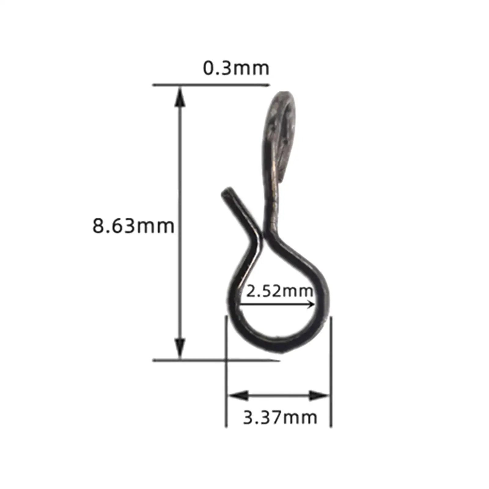 Fly Fishing Snaps Quick Change Hooked Snap Pin No Knot Connector Fishing Tool for Professional Anglers
Fly Fishing Snaps Quick Change Hooked Snap Pin No Knot Connector Fishing Tool for Professional Anglers