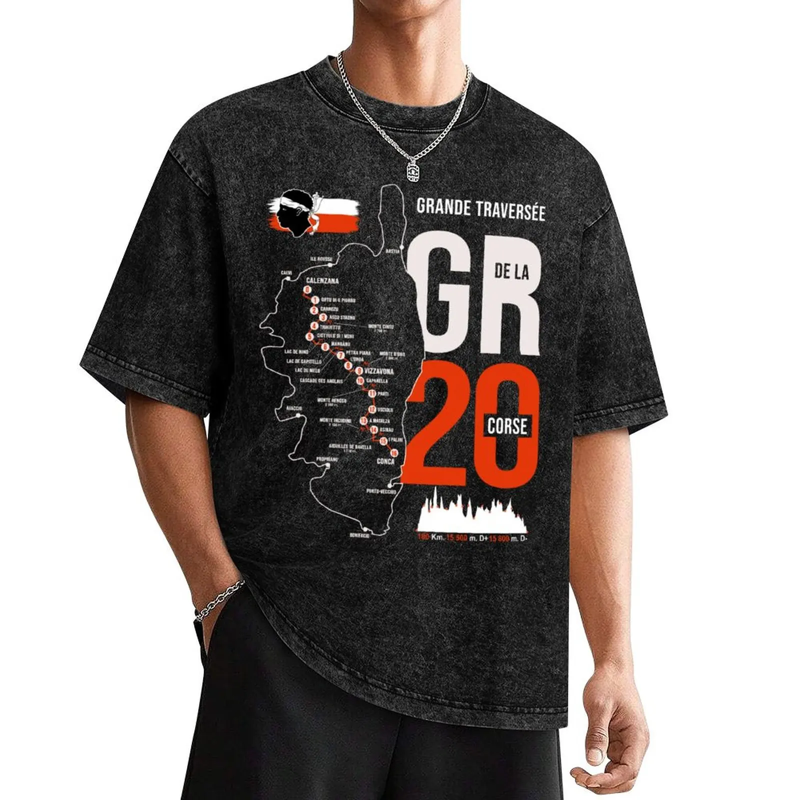 GR20 GR 20 Hiking gr 20 Corsica T-Shirt new edition summer clothes Men's t-shirts
GR20 GR 20 Hiking gr 20 Corsica T-Shirt new edition summer clothes Men's t-shirts