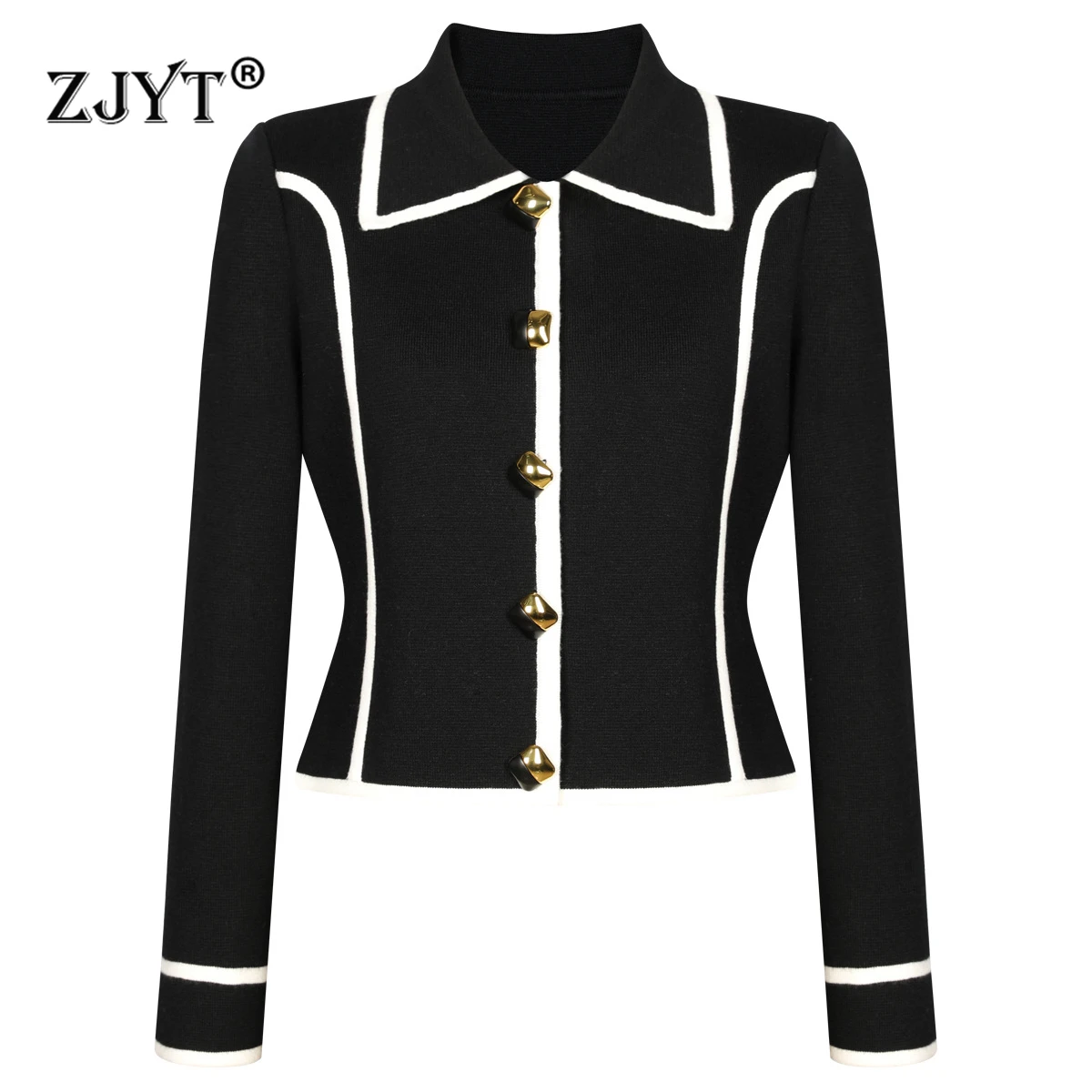 ZJYT женские модные осенне-зимние вязаные свитера однобортные хитовые цветные кардиганы пальто с длинным рукавом с отложным воротником трикотаж
ZJYT женские модные осенне-зимние вязаные свитера однобортные хитовые цветные кардиганы пальто с длинным рукавом с отложным воротником трикотаж