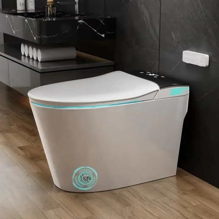 Smart Toilet with Bidet Built In ADA Height 17.7", 1.28GPF Power Flush, One Piece Bidet Toilet Design with Heated, Customized
Smart Toilet with Bidet Built In ADA Height 17.7", 1.28GPF Power Flush, One Piece Bidet Toilet Design with Heated, Customized