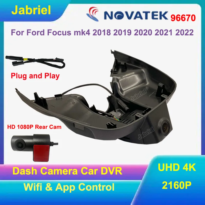 UHD 4K Car DVR Dash Camera Dedicated Video Recorder For Ford Focus mk4 2018 2019 2020 2021 2022 Driving Recorder Plug and Play 
UHD 4K Car DVR Dash Camera Dedicated Video Recorder For Ford Focus mk4 2018 2019 2020 2021 2022 Driving Recorder Plug and Play