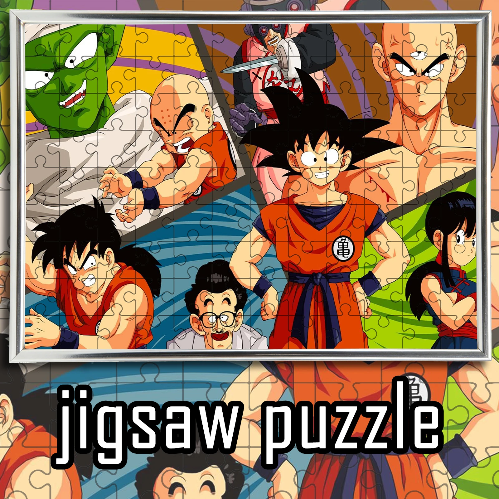 Retro Dragon Ball Z Character Montage Puzzle - 90s Anime Vibe
Retro Dragon Ball Z Character Montage Puzzle - 90s Anime Vibe