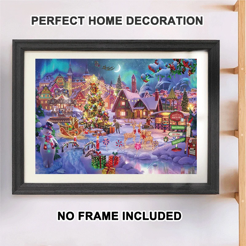 Christmas 1000-Piece Jigsaw Puzzle Festive Xmas 70x50cm Holiday New Year Gift for Family And Adults 27.5x19.7 Inches
Christmas 1000-Piece Jigsaw Puzzle Festive Xmas 70x50cm Holiday New Year Gift for Family And Adults 27.5x19.7 Inches