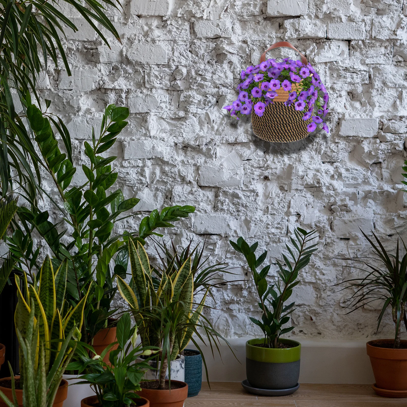 Wall Hanging Basket Storage for Flower Pots Plants Large Size Home Garden Balcony Woven Planter Rustic Style Kitchen ganizer
Wall Hanging Basket Storage for Flower Pots Plants Large Size Home Garden Balcony Woven Planter Rustic Style Kitchen ganizer
