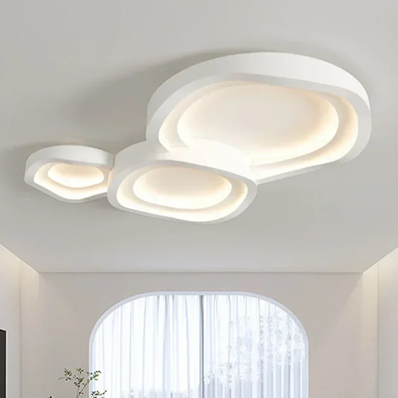 Modern design white ceiling light Nordic luxury home decoration ceiling light living room eye protection LED lighting fixtures
Modern design white ceiling light Nordic luxury home decoration ceiling light living room eye protection LED lighting fixtures