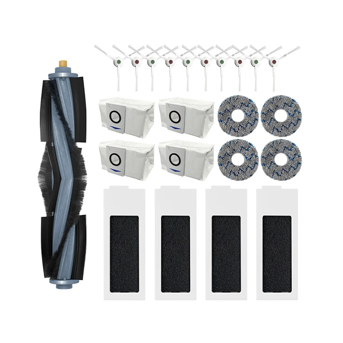 A06P-для Ecovacs Deebot T20 OMNI аксессуары основная боковая щетка ткань для швабры HEPA-фильтр мешки для пыли запасные части
A06P-для Ecovacs Deebot T20 OMNI аксессуары основная боковая щетка ткань для швабры HEPA-фильтр мешки для пыли запасные части