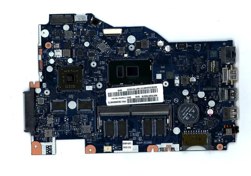 For Lenovo Ideapad 110-15ISK main board CPU I5-6200U-LA-D562P Motherboard
For Lenovo Ideapad 110-15ISK main board CPU I5-6200U-LA-D562P Motherboard