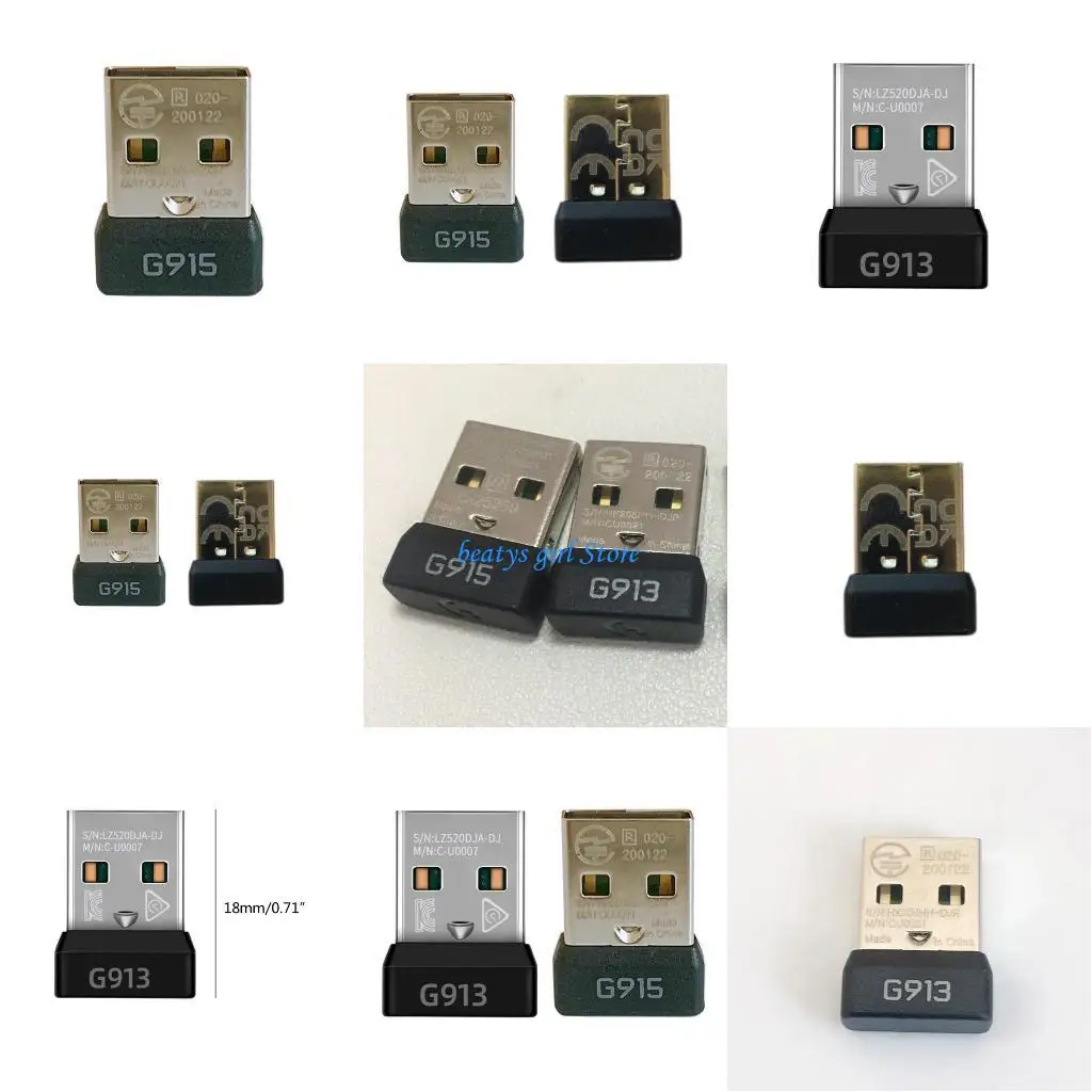 C7AB USB Wireless Dongle Receiver for G913 G915 Gaming Keyboard Wireless Connector Adapter
C7AB USB Wireless Dongle Receiver for G913 G915 Gaming Keyboard Wireless Connector Adapter