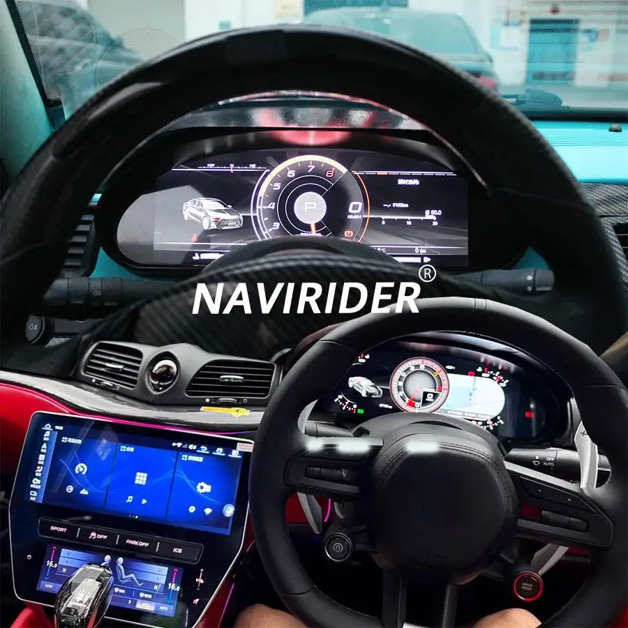 Приборная панель для Maserati GT 2007-2017 Автомобильный ЖК-дисплей, панель обновления приборов, несколько красочных UI, кластер спидометра высокой четкости
Приборная панель для Maserati GT 2007-2017 Автомобильный ЖК-дисплей, панель обновления приборов, несколько красочных UI, кластер спидометра высокой четкости