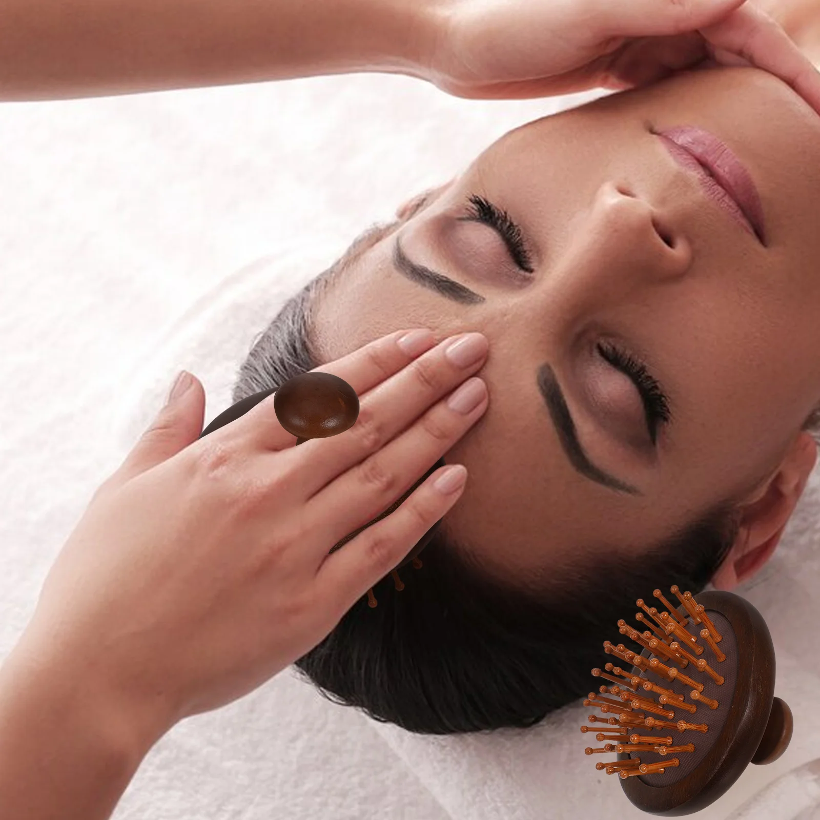 Wooden Ring Comb Shampoo Brush Scalp Massager Hair Scrubber Detangling Portable Wooden Labor Comb for All Hair Types
Wooden Ring Comb Shampoo Brush Scalp Massager Hair Scrubber Detangling Portable Wooden Labor Comb for All Hair Types